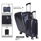 Inusa Southworld 3-Piece Hardside Spinner Luggage Set
