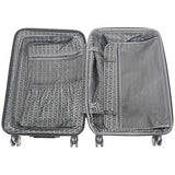 Heritage Travelware Logan Square 25" Lightweight Hardside Expandable 8-Wheel Spinner Checked
