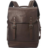 Kenneth Cole Reaction Colombian Leather Single Compartment Flapover 14.1” Laptop Backpack (Rfid),