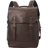 Kenneth Cole Reaction Colombian Leather Single Compartment Flapover 14.1” Laptop Backpack (Rfid),