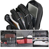 Cross Gear TSA Laptop Backpack with USB Charging Port and Combination Lock- Fits Most 17.3 Inch