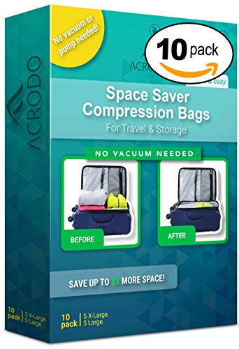 Vacuum Storage Clothes Suction Compressed Bag Travel Saving Space Packing  Bag