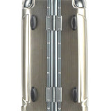 TPRC 20" "Luna Collection" Carry-On Luggage with Sturdy Aluminum Frame, WIDE-BODY, Dual 8-Wheel Spinner System, and TSA Locks, Brushed Gold Color Option