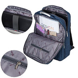 AsCrown SHAOLONG Nylon Waterproof 15.6 Inch Laptop Backpack - Blue