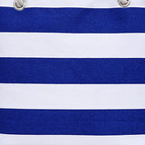ABage Women's Striped Beach Tote Canvas Travel Handbag Purse Shopper Shoulder Bag, Blue