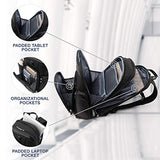 Travelpro Luggage Platinum Elite 17.5" Business Computer Backpack, Shadow Black, One Size