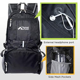 Nomad and Parkit Ultralight 35L Waterproof Backpack for Camping, Hiking, Travel – XL Men, Women