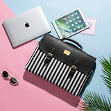 Computer Bag Laptop Bag for Women Cute Laptop Sleeve Case for Work College, Slim-Black, 15.6-Inch