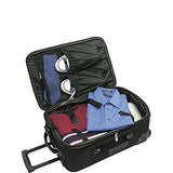 Traveler'S Choice Amsterdam 21 In. Expandable Carry-On Rolling Upright (Navy)