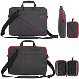 Ropch Laptop Bag 15.6 Inch Briefcase Shoulder Messenger Bag Water Repellent Laptop Computer Bag