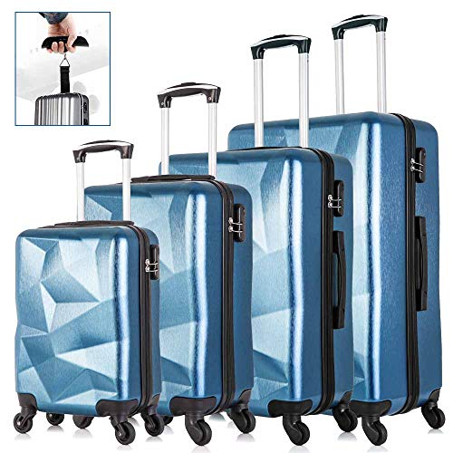 Set of 4 Lightweight Travel Luggage - Best Quality Suitcases