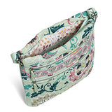 Vera Bradley Iconic Triple Zip Hipster, Signature Cotton, Mint Flowers