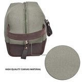 toiletry bag for men - Canvas toiletry bag for women leather toiletry bag travel dopp kit Leather dopp men (Brown Crazy Horse)
