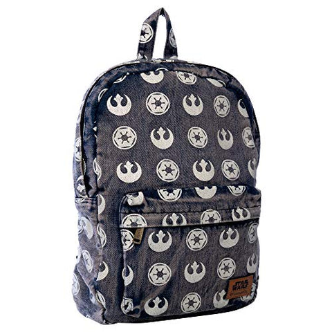 Loungefly Star Wars Rebel/Empire Repeating Print Backpack Standard