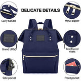 Tzowla College School Travel Casual Daypack Backpack purse for women Book Doctor Shopping Mini Bag Light Weight for Men Girls Boys Student Fit 14 inch Computer Netbook-Blue