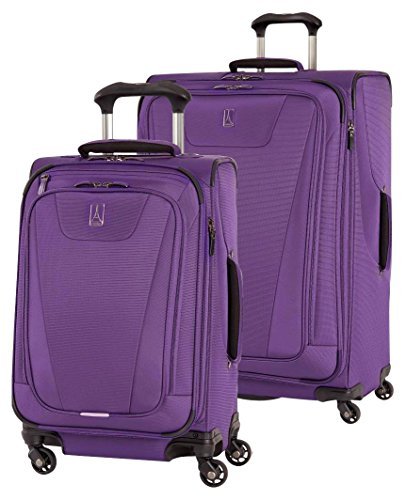 Travelpro Maxlite 4 Expandable Spinner 2 Piece Set (21"/29"), Purple
