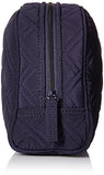 Vera Bradley Large Zip Cosmetic Bag, Classic Navy, One Size