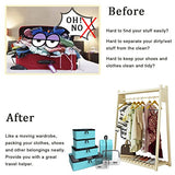 Yamiu Packing Cubes 7-Pcs Travel Organizer Accessories With Shoe Bag & 2 Toiletry Bags(Blue)