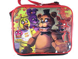 Bonny Five Nights At Freddys Large School Roller Backpack 16" FNAF Trolley Rolling Bag Plus Lunch