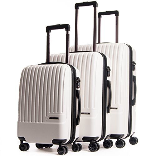 CALPAK Davis Expandable Luggage Set, Ivory