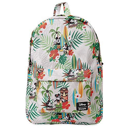 Loungefly Disney's Mickey & Minnie Mouse Tiki Print Backpack Standard