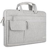 Mosiso Polyester Flapover Laptop Messenger Shoulder Bag Case Cover Briefcase Compatible 13-13.3