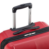 Delsey Luggage Infinitude 25" Checked Hard Case Spinner (Red)