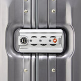 Enkloze Blade X Aluminum Suitcase - 4 Wheel Spinner 100% Aluminum TSA Approved (Medium - 25",