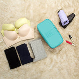 WOSON Portable Multi-Functional Travel Bra Organizer Waterproof Zip Underwear Packing Cubes