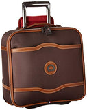 DELSEY Paris Chatelet Soft Air Luggage Under-Seater with 2 Wheels, Chocolate, Carry-on 16 Inch