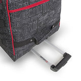 Ecko Unltd. 32 Inch Blacktop Rolling Duffel, Red/Black, One Size