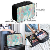 Travel Bags Cute Cartoon Skull Butterfly Floral Portable Storage Trolley Handle Luggage Bag