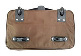 Trendy Flyer Computer/Laptop Rolling Bag 2 Wheel Case Plain Brown
