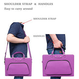 Spin 7 Case,2 in 1 Accurately Designed Protective PU Leather Cover + Portable Carrying Bag for 14" Acer Spin 7 SP714-51 Series Laptop,Purple