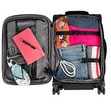 Travelpro Tourlite 2-Piece Set: 21, 25-Inch Spinners And Travel Pillow (Black)