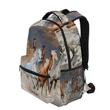 Backpack Travel Horse Sky School Bookbags Shoulder Laptop Daypack College Bag for Womens Mens