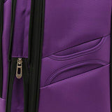 Travelers Club 20 Inch Carry On, Purple