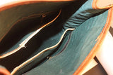 Men'S Leather Vintage Roll On Laptop Backpack Rucksack One Size Brown