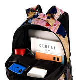 LORVIES Japanese Geisha Girl Backpacks for Traveling Hiking Shopping