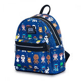 Loungefly Star Wars Baby Character Mini Backpack and Wallet Set (Blue)