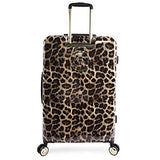 BEBE Women's Luggage Adriana 29" Hardside Check in Spinner, Leopard