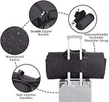 Carry on Garment Bag, 60L Large Travel Duffel Bag with Shoes Compartment Convertible Suit Travel Bag Weekender Bag for Men Women