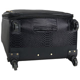 Aimee Kestenberg Women'S 28” Jacquard Python Printed Polyester Expandable 4-Wheel Checked