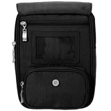 Baggallini Journey Crossbody Travel Bag, Black/Sand, One Size
