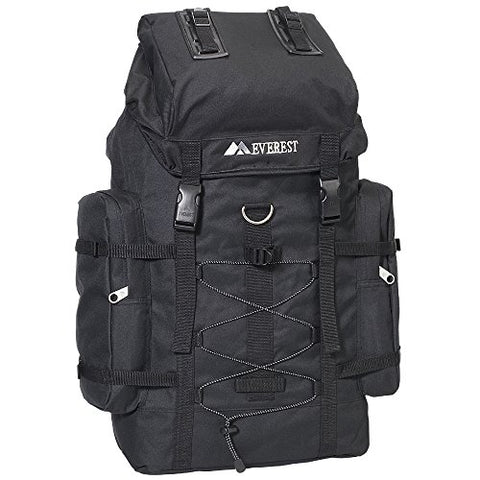 Everest Hiking Pack, Black, One Size