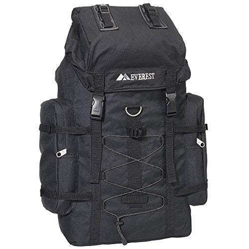 Everest Hiking Pack, Black, One Size