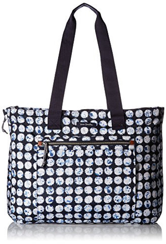 Vera Bradley Lighten Up Expandable Tote, Polyester, Splash Dot