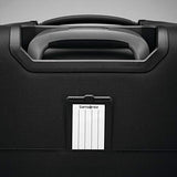 Samsonite Lineate Expandable Softside Checked Luggage with Spinner Wheels, 25 Inch, Obsidian Black