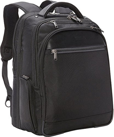 Kenneth Cole Reaction "Easy To Remember" Double Gusset Top Zip Expandable EZ Scan Computer Backpack