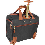 Steve Madden Global Wheeled Under Seat Bag (Black)